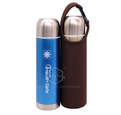 Travel 18 ° C Premium Insulin Cooling Bottle Chłodzony przenośny 72 godziny