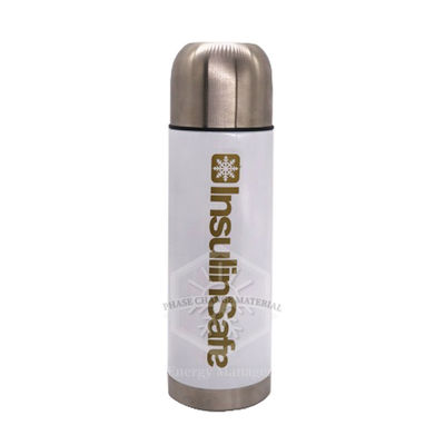 2-8° C SS304 PCM Travel Cooler Flask 36 godzin do biomedycyny i przenoszenia insuliny